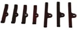 Moroso Chevrolet Big Block Valve Cover Hold Downs - Steel - Red Powder Coat - Set of 7 thumbnail 2