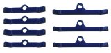 Moroso Chevrolet Big Block Valve Cover Hold Downs - Steel - Blue Powder Coat - Set of 7 thumbnail 2