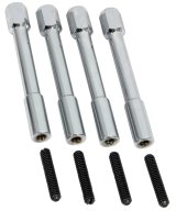 Moroso Valve Cover Hex Head Nuts - 1/2in Head - 3-7/8in - Steel - Chrome Plated - Set of 4 thumbnail 2