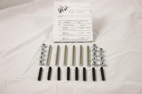 Moroso Chevrolet Big Block (w/Cast Valve Cover) Valve Cover Hex Head Nuts - Zinc Finish