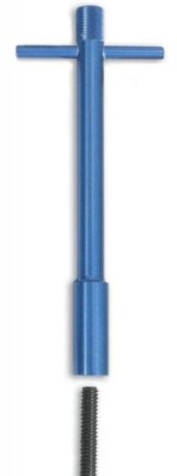Moroso Valve Cover Wing Nuts - 1/4in-20 x 1-3/8in - Aluminum - Blue Powder Coat - 4 Pack thumbnail 2