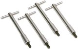 Moroso Valve Cover Wing Nuts - 1/4in-20 x 1-3/8in - Steel - Chrome Plated - 4 Pack thumbnail 2