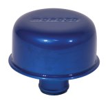 Moroso Valve Cover Breather - 1.22in Diameter - One Piece Push-In Type - Blue Powder Coat thumbnail 2