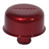 Moroso Valve Cover Breather - 1.22in Diameter - One Piece Push-In Type - Red Powder Coat thumbnail 1
