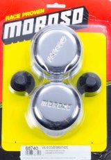 Moroso Valve Cover Breather - 1.22in Diameter - One Piece Push-In Type - Chrome Plated - 2 Pack thumbnail 3