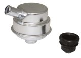 Moroso Oil Separator/Breather - 5/8in Hose - Gold Iridite thumbnail 1
