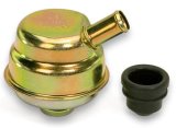 Moroso Oil Separator/Breather - 5/8in Hose - Gold Iridite thumbnail 2