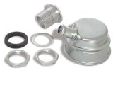 Moroso Positive Locking Breather - 3/4in Hose - Clear Finish thumbnail 2