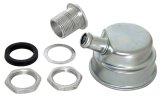 Moroso Positive Locking Breather - 3/4in Hose - Clear Finish thumbnail 3