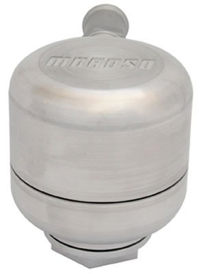 Moroso Positive Locking Breather w/Filter - Billet Aluminum thumbnail 1