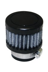 Moroso Filtered Valve Cover Breather - Clamp-On - 1in ID - Black Finish thumbnail 2