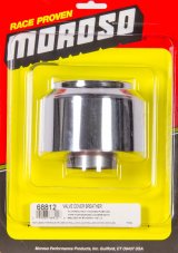 Moroso Filtered Valve Cover Breather - Clamp-On - Half Hood - 1.5in ID thumbnail 3