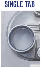 Moroso GM LS Valve Cover Breather Kit -12An Male Fitting - Single Tab Oil Fille Hole thumbnail 2