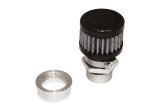 Moroso Weld-On Valve Cover Breather Kit - Aluminum Valve Covers - Black Finish thumbnail 3