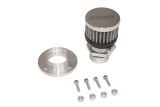 Moroso Non-Weld Valve Cover Breather Kit - Chrome Finish thumbnail 3