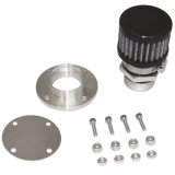 Moroso Non-Weld Valve Cover Breather Kit - Black Finish thumbnail 3