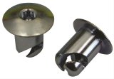 Moroso Quick Fastener - Oval Head - 7/16in x .450in - Steel - 10 Pack thumbnail 1