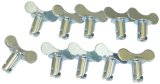 Moroso Quick Fastener - Butterfly Head - 5/16in x .450in - Steel - 10 Pack thumbnail 2