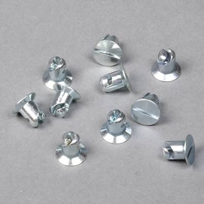 Moroso Quick Fastener - Flush Head - 7/16in x .450in - Steel - 10 Pack