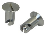 Moroso Quick Fastener - Flush Head - 5/16in x .500in - Aluminum - 10 Pack thumbnail 2