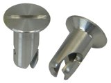 Moroso Quick Fastener - Flush Head - 5/16in x .550in - Aluminum - 10 Pack thumbnail 2
