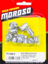 Moroso Quick Fastener - Flush Head - 7/16in x .500in - Aluminum - 10 Pack thumbnail 3