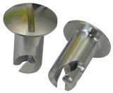 Moroso Quick Fastener - Oval Head - 5/16in x .450in - Aluminum - 10 Pack thumbnail 1