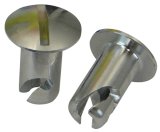 Moroso Quick Fastener - Oval Head - 5/16in x .450in - Aluminum - 10 Pack thumbnail 2