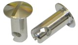Moroso Quick Fastener - Oval Head - 5/16in x .550in - Aluminum - 10 Pack thumbnail 1