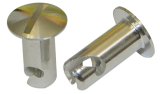 Moroso Quick Fastener - Oval Head - 5/16in x .550in - Aluminum - 10 Pack thumbnail 2