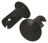 Moroso Quick Fastener - Oval Head - 5/16in x .500in - Aluminum - Black - 10 Pack thumbnail 1