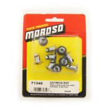 Moroso Quick Fastener - Oval Head - 5/16in x .400in - Steel - 10 Pack thumbnail 1
