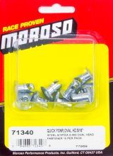 Moroso Quick Fastener - Oval Head - 5/16in x .400in - Steel - 10 Pack thumbnail 4