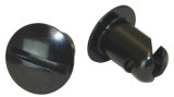 Moroso Quick Fastener - Oval Head - 7/16in x .500in - Steel - Black - 10 Pack thumbnail 2