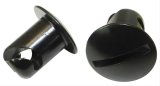 Moroso Quick Fastener - Oval Head - 7/16in x .450in - Steel - Black - 10 Pack thumbnail 1