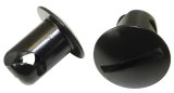 Moroso Quick Fastener - Oval Head - 7/16in x .450in - Steel - Black - 10 Pack thumbnail 2