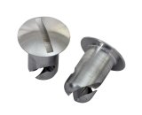 Moroso Quick Fastener - Oval Head - 7/16in x .450in - Aluminum - 10 Pack thumbnail 2