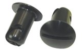 Moroso Quick Fastener - Oval Head - 7/16in x .550in - Aluminum - Black - 10 Pack thumbnail 2