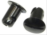 Moroso Quick Fastener - Oval Head - 7/16in x .450in - Aluminum - Black - 10 Pack thumbnail 1