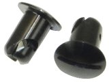 Moroso Quick Fastener - Oval Head - 7/16in x .450in - Aluminum - Black - 10 Pack thumbnail 2