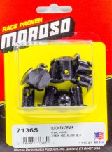 Moroso Quick Fastener - Oval Head - 7/16in x .450in - Aluminum - Black - 10 Pack thumbnail 3