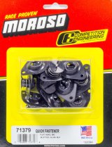 Moroso Quick Fastener - Self Ejecting - 7/16in x .550in - Aluminum - Black - 10 Pack thumbnail 3