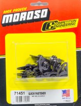 Moroso Quick Fastener - Self Ejecting - 5/16in x .450in - Aluminum - Black - 10 Pack thumbnail 3
