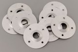 Moroso Quick Fastener Reinforcing Plate - 1.75in OD x .43in ID x .032in Tall - Aluminum - 10 Pack thumbnail 1