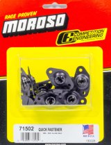 Moroso Quick Fastener - Self Ejecting - 5/16in x .500in - Aluminum - Black - 10 Pack thumbnail 3