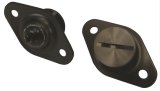Moroso Quick Fastener - Self Ejecting - 5/16in x .550in - Aluminum - Black - 10 Pack thumbnail 1