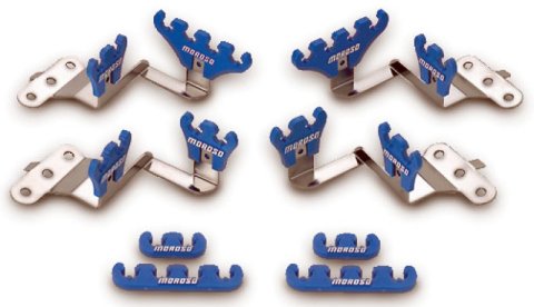 Moroso Chevrolet Small Block Ignition Wire Loom Kit - Centerbolt - 7-9mm - Blue thumbnail 3