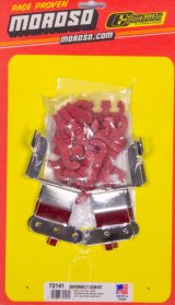 Moroso Chevrolet Small Block Ignition Wire Loom Kit - Centerbolt - 7-9mm - Red thumbnail 4