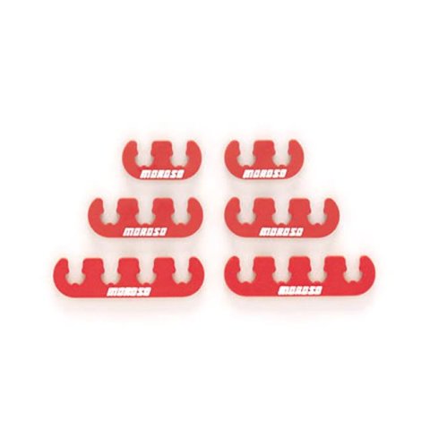 Moroso Spark Plug Wire Separator Kit - 7-9mm - Red