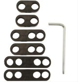 Moroso Spark Plug Wire Separator Kit w/Allen Wrench - Split Design - Black thumbnail 1